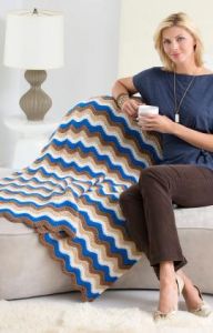 Crochet Ripple Throw