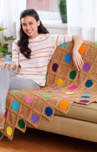 Crochet Circles Throw