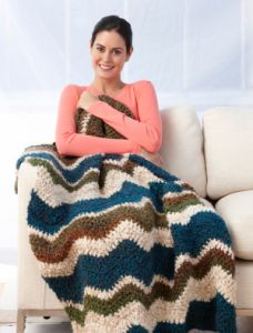 Spa Garden Ripple Afghan