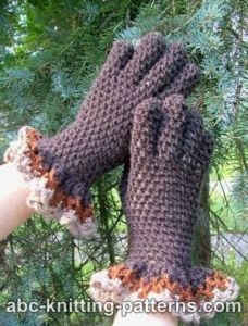 Gloves with Ruffle