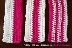 1-2-3 Circle Scarf Patterns 