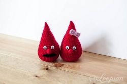 Mr and Mrs Blood Drop 