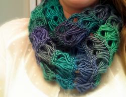 Broomstick Lace Infinity Scarf 