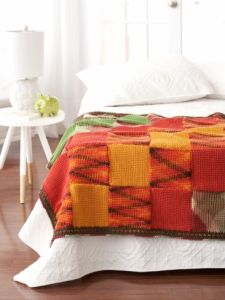 Woven Blocks Blanket