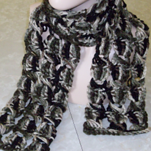 Crochet Patterns Galore Broomstick Lace Chunky Scarf