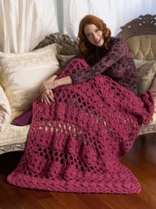 Lacy Eyelets Afghan
