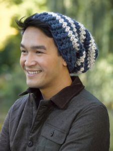 Slouchy Stripe Hat