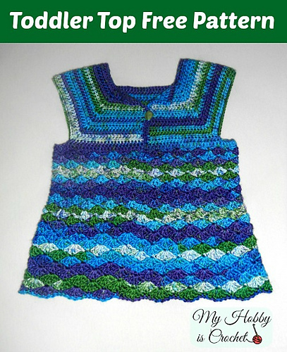Crochet Patterns Galore - Iris Toddler Top