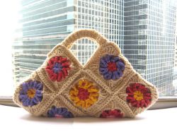 Granny Square Bag or Purse 