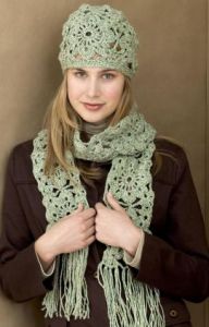 Crochet Squares Hat & Scarf