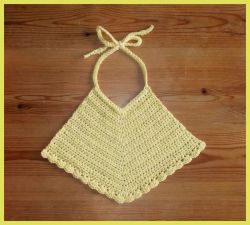 Pretty Cotton Baby Bib 