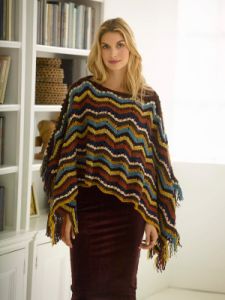 Radiant Ripple Poncho