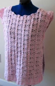 Strawberry Lace Box Poncho