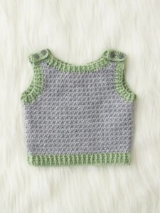 Elfin Hat and Vest Baby Set