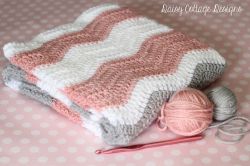 Neat Ripple Baby Blanket