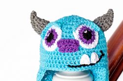 Monsters Inc. Sulley Inspired Baby Hat 