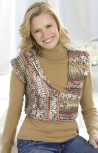 Right Angle Crocheted Vest