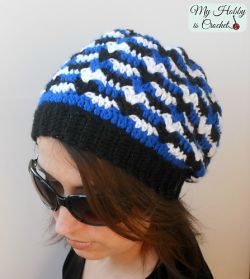 Hypnotic Heart Slouch Hat 