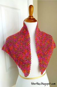 Zinnia Flower Shawl 