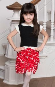 Girl’s Ruffled Party Dress