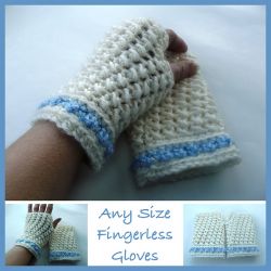 Any Size Fingerless Gloves