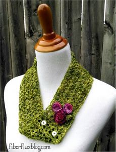 Vintage Corsage Cowl