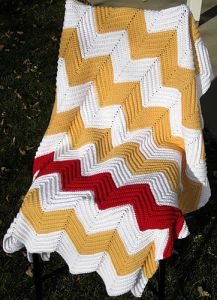 Chevron Afghan/Blanket 