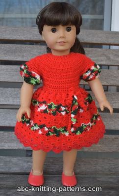 American Girl Doll Perfect Christmas Dress