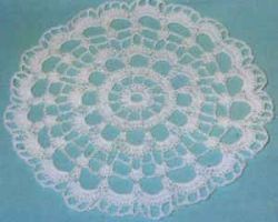 Round Doily by Maggie Weldon