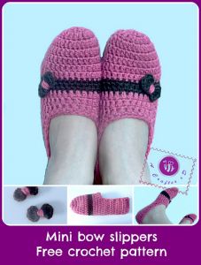 Mini Bow Slippers