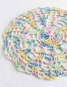 Vintage Pastels Doily