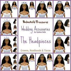 Doll Wedding Accessories - Headpieces 