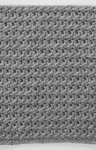 Double Crochet & Slip Stitch Square for Checkerboard Textures Throw 