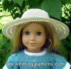 American Girl Doll Summer Breeze Hat 