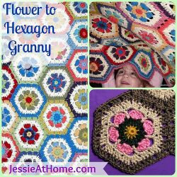 Flower to Hexagon Granny