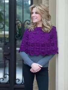 3 Ball Crochet Poncho