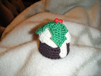 Crocheted Christmas Pudding
