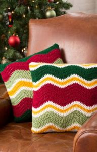 Holiday Chevron Pillows