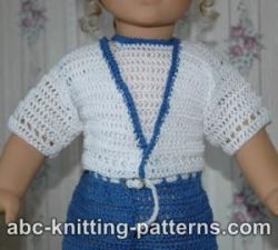 American Girl Doll Summer Cardigan