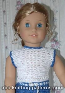 American Girl Doll Summer Top