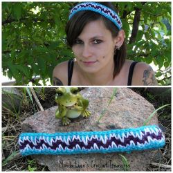 Layered Spike Stitch Headband 