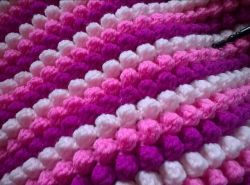 Puff or Bobble Stitch Blanket