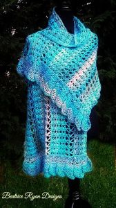 Midnight Breeze Shawl 