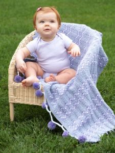 PomPoms and Ripples Blanket