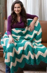 Chic Chevron Throw