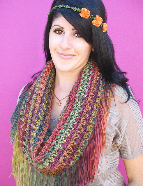 Crochet Patterns Galore - Mountains Cowl