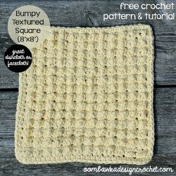 Bumpy Textured Square Dishcloth