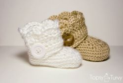 Infant wrap around  boots