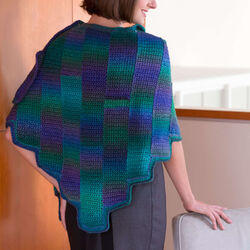 Gradient Strips Shawl