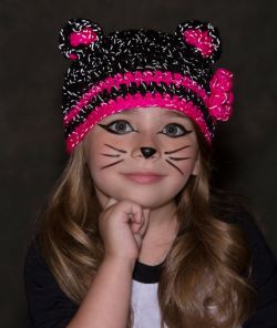 Glam Black Cat Hat